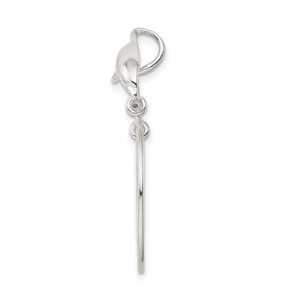 Sterlingsilber Delfin Charm Halter