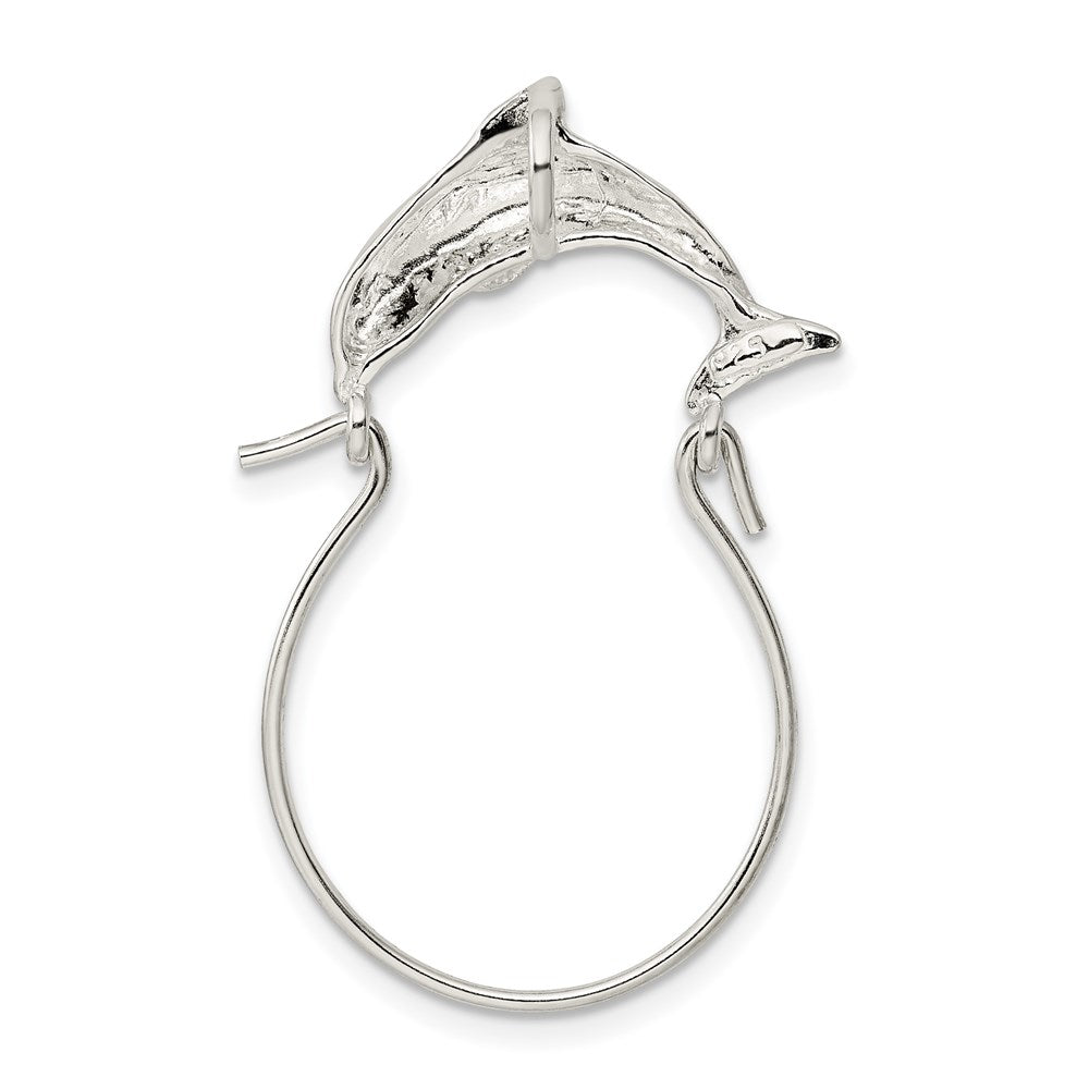 Sterlingsilber Delfin Charm Halter