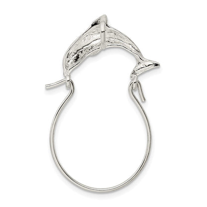 Sterlingsilber Delfin Charm Halter