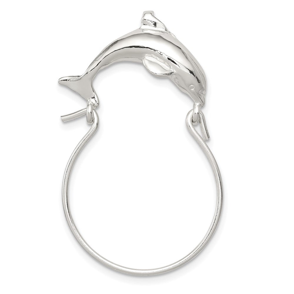 Sterlingsilber Delfin Charm Halter