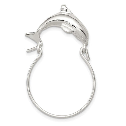 Sterlingsilber Delfin Charm Halter