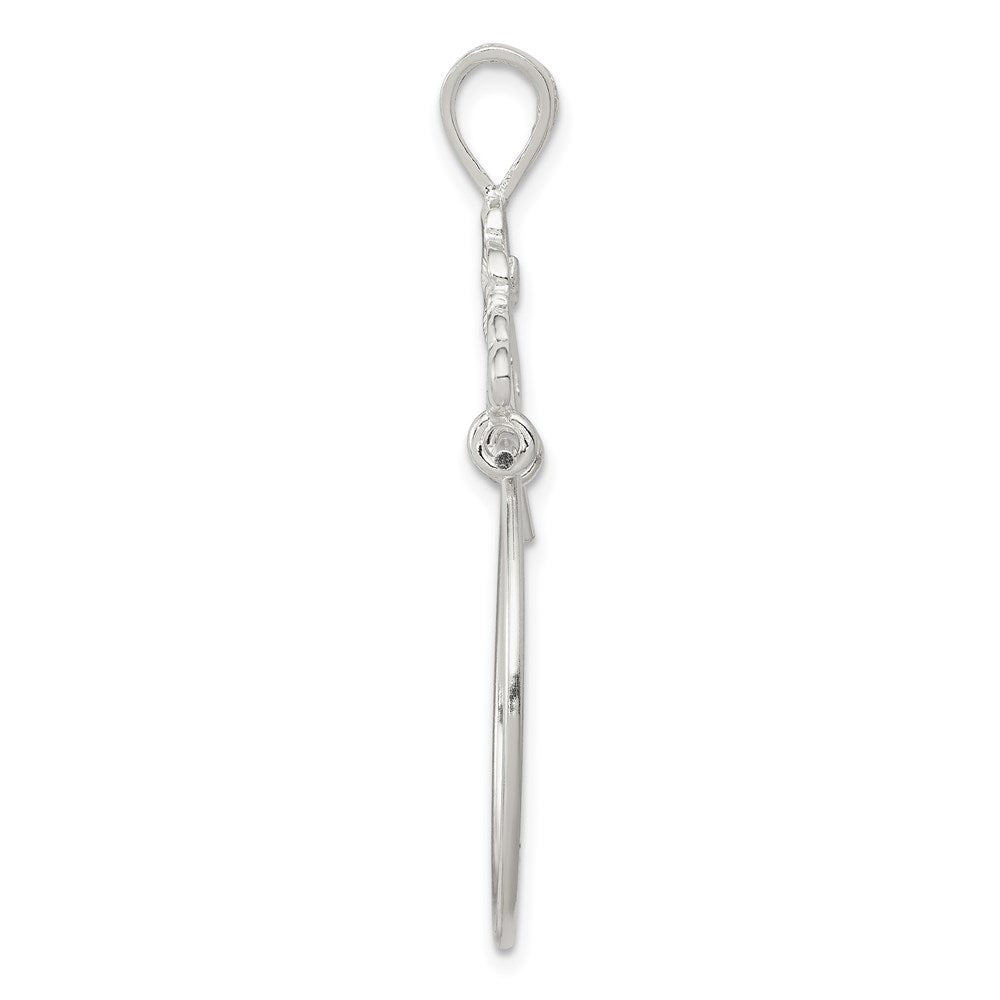 Sterlingsilber Herz Charm Halter