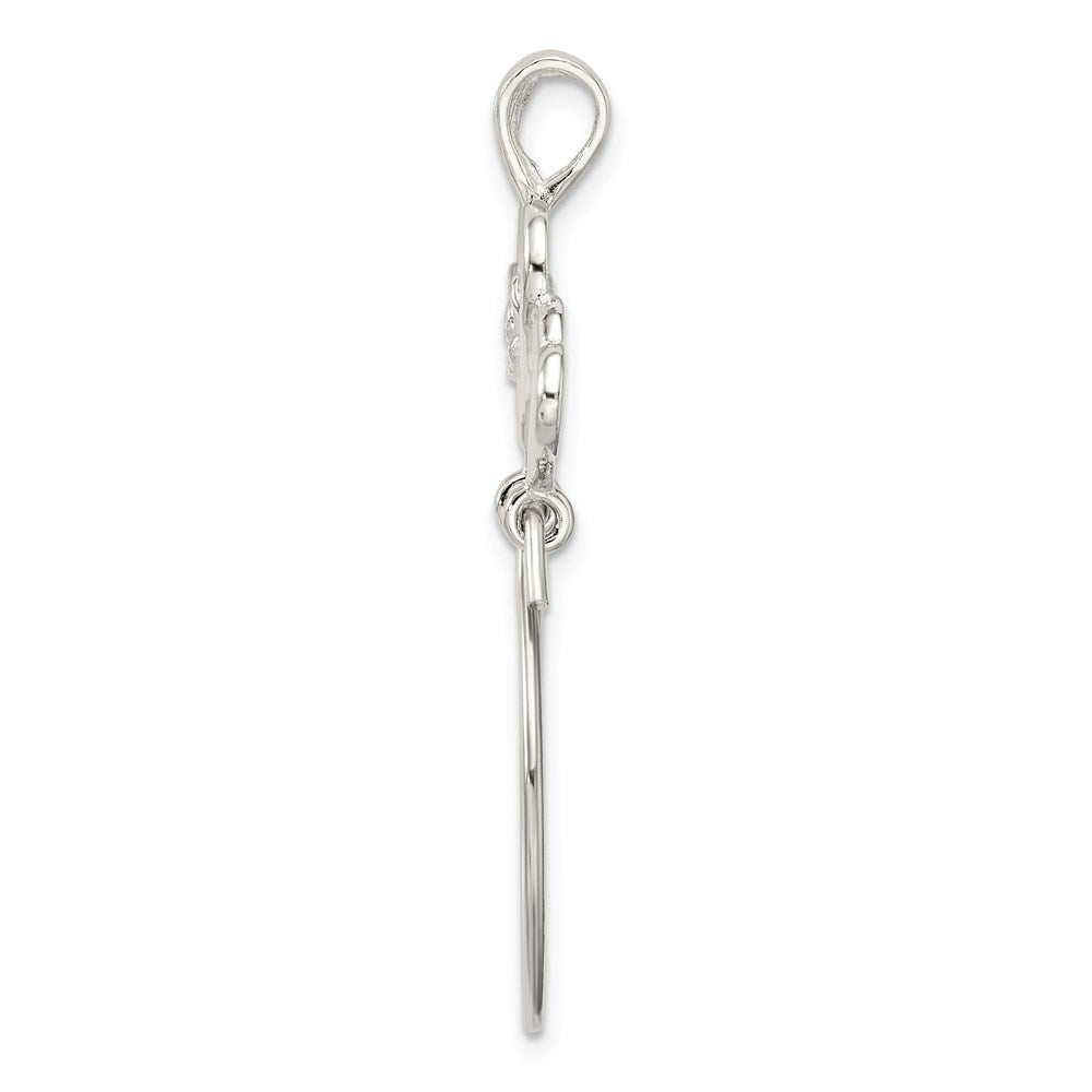 Sterlingsilber Herz Charm Halter