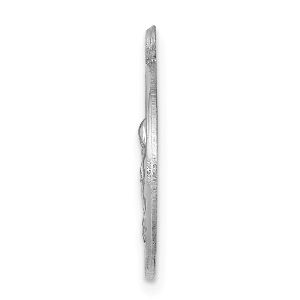 Sterlingsilber Rhodiniert Saint Joseph Medaille