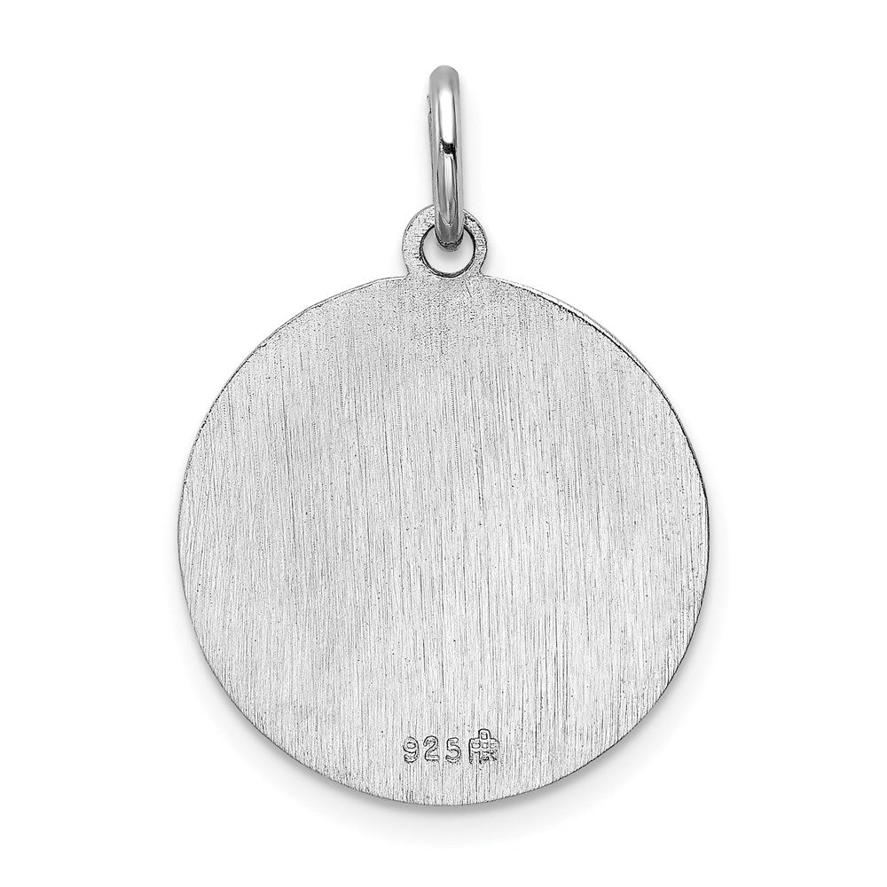 Sterlingsilber Rhodiniert Saint Joseph Medaille