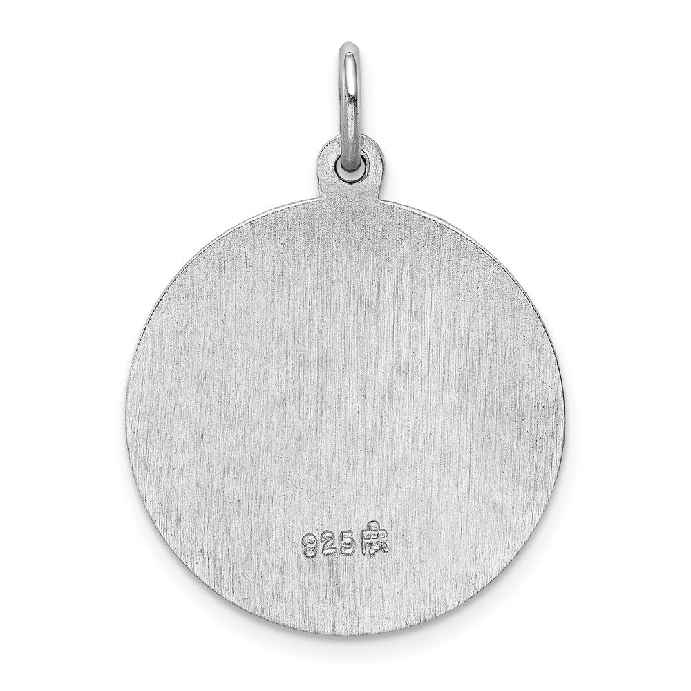 Sterlingsilber Rhodiniert Saint Joseph Medaille