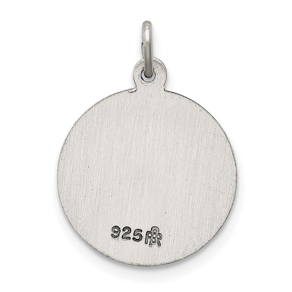 Sterlingsilber Antikisiert Saint Joseph Medaille