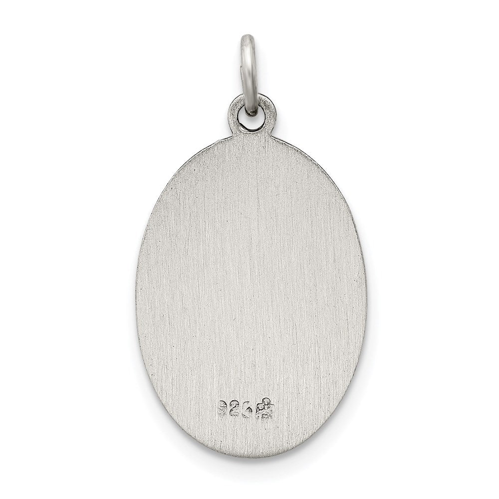 Sterlingsilber Antikisiert Saint Joseph Medaille