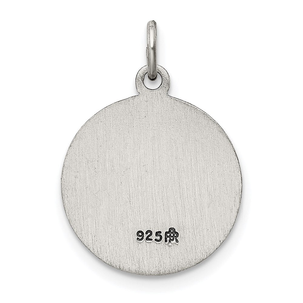 Sterlingsilber Antikisiert Saint Jude Thaddeus Medaille
