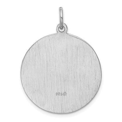 Sterlingsilber Rhodiniert Saint Jude Thaddeus Medaille