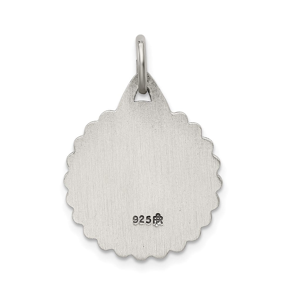 Sterlingsilber Antikisiert Saint Jude Thaddeus Medaille