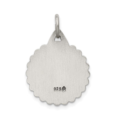 Sterlingsilber Antikisiert Saint Jude Thaddeus Medaille