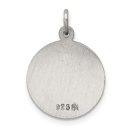 Sterlingsilber Antikisiert Saint Lucy Medaille