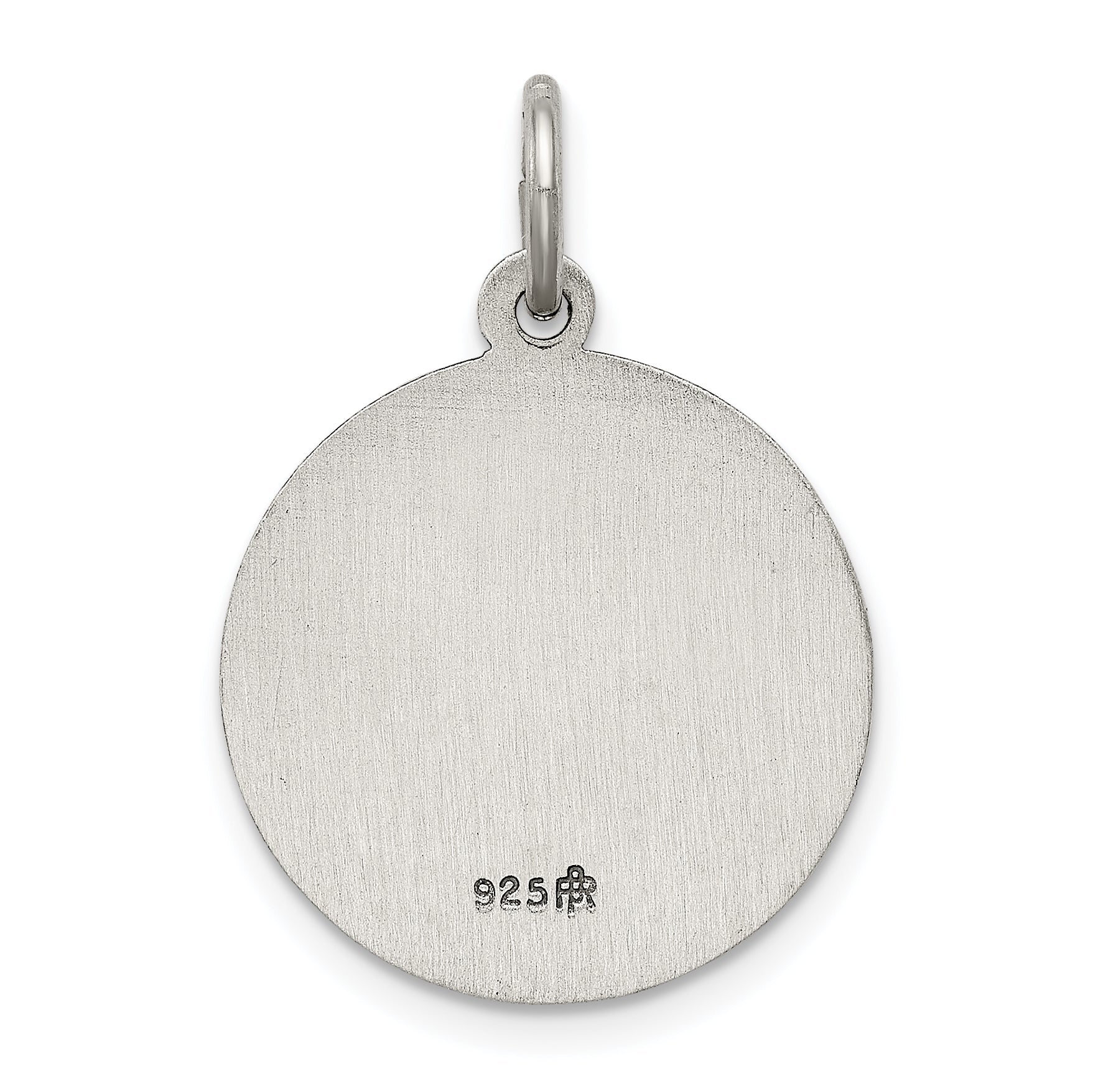 Sterlingsilber Antikisiert Saint Lucy Medaille