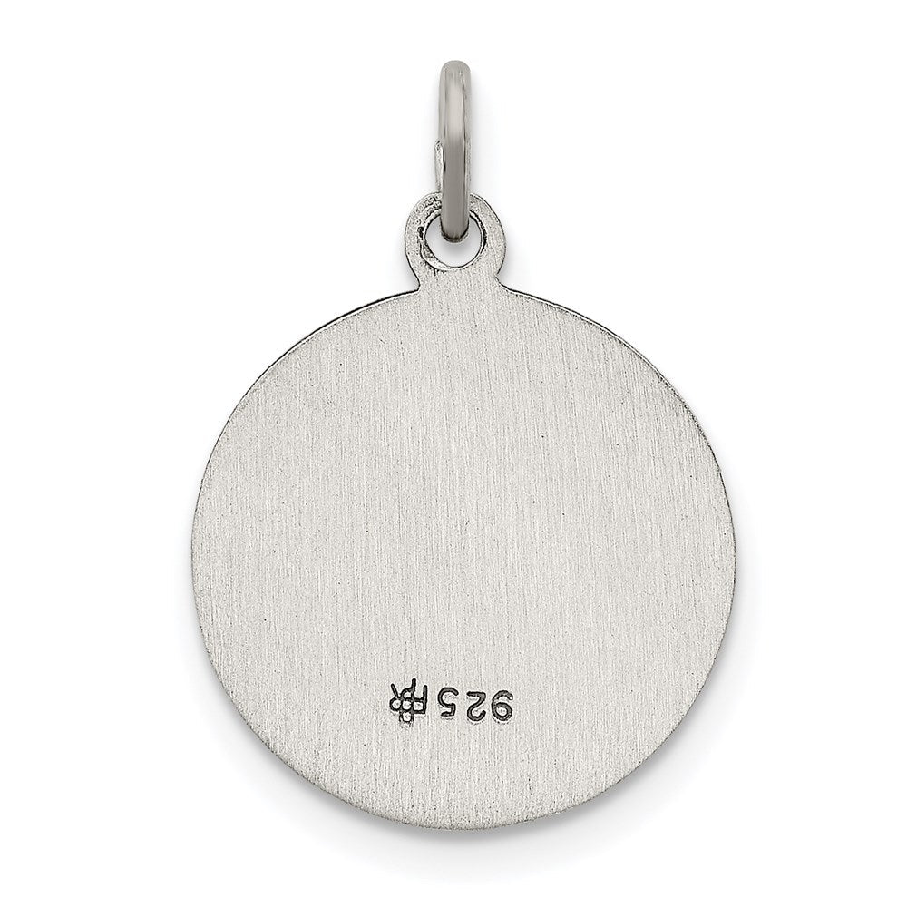 Sterlingsilber Antikisiert Saint Luke Medaille
