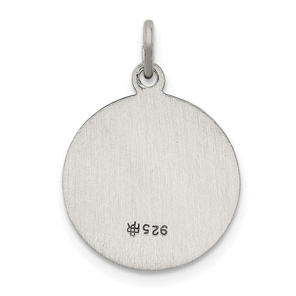 Sterlingsilber Antikisiert Saint Luke Medaille