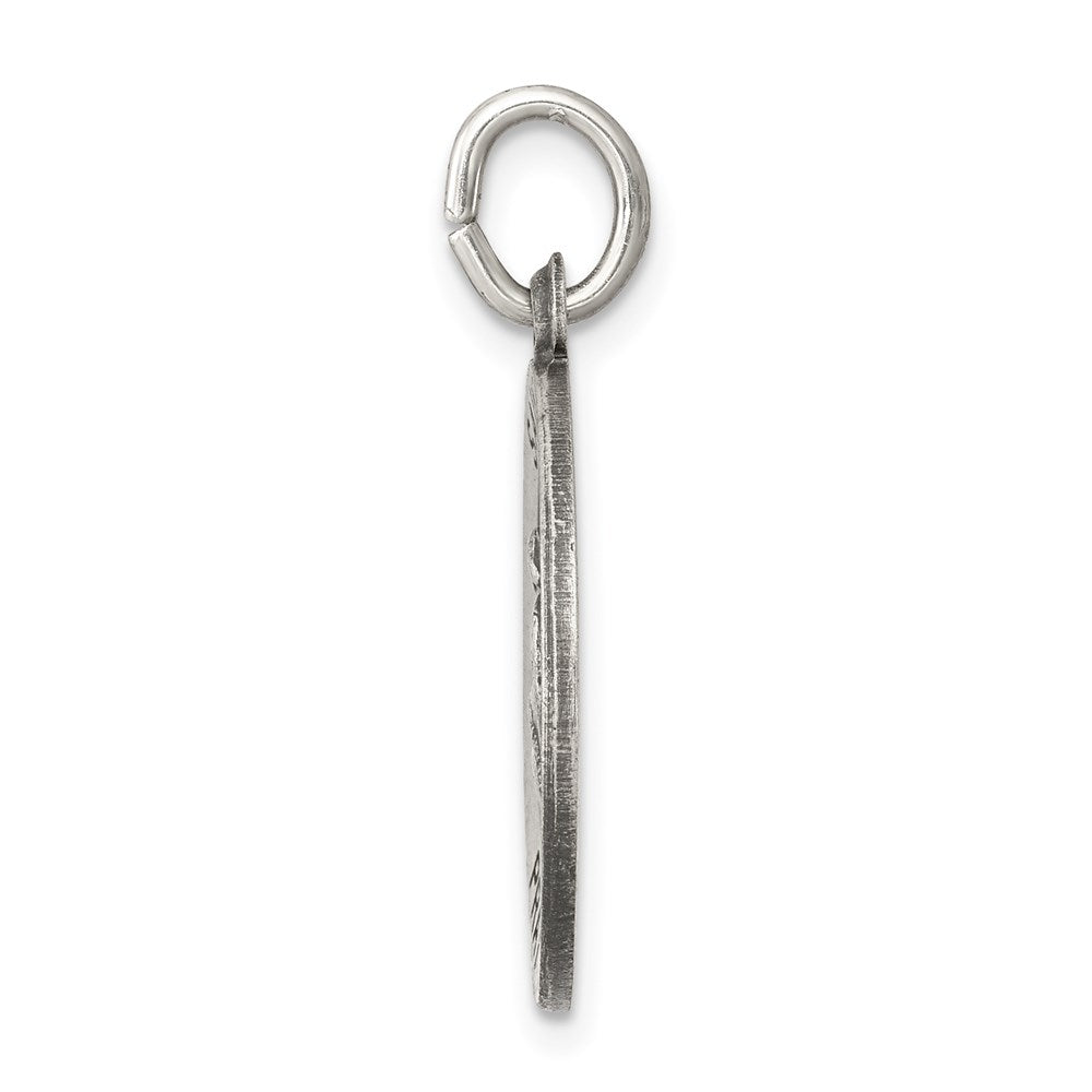 Sterlingsilber Antikisiert Saint Luke Medaille