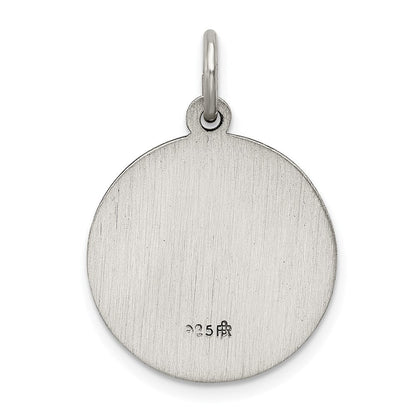 Sterlingsilber Antikisiert Saint Luke Medaille
