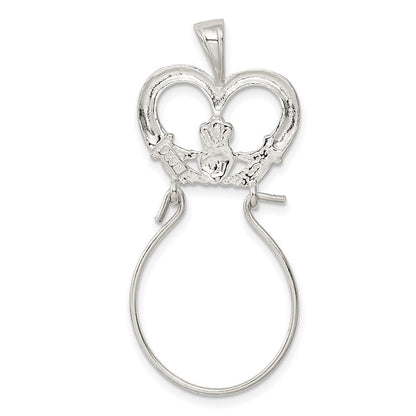 Sterlingsilber Claddagh Charm Halter