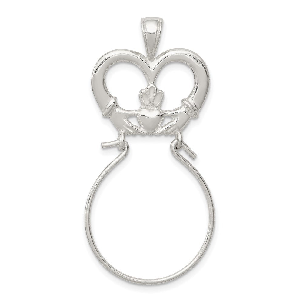 Sterlingsilber Claddagh Charm Halter