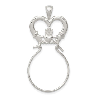 Sterlingsilber Claddagh Charm Halter