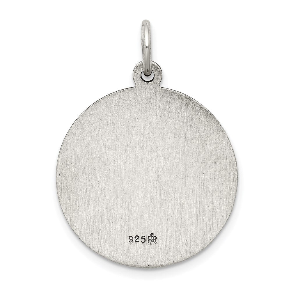 Sterlingsilber Antikisiert Saint Luke Medaille