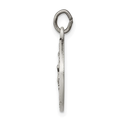 Sterlingsilber Antikisiert Saint Michael Medaille