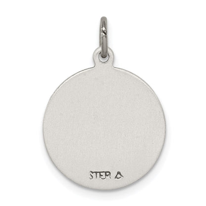 Sterlingsilber Antikisiert Saint Michael Medaille