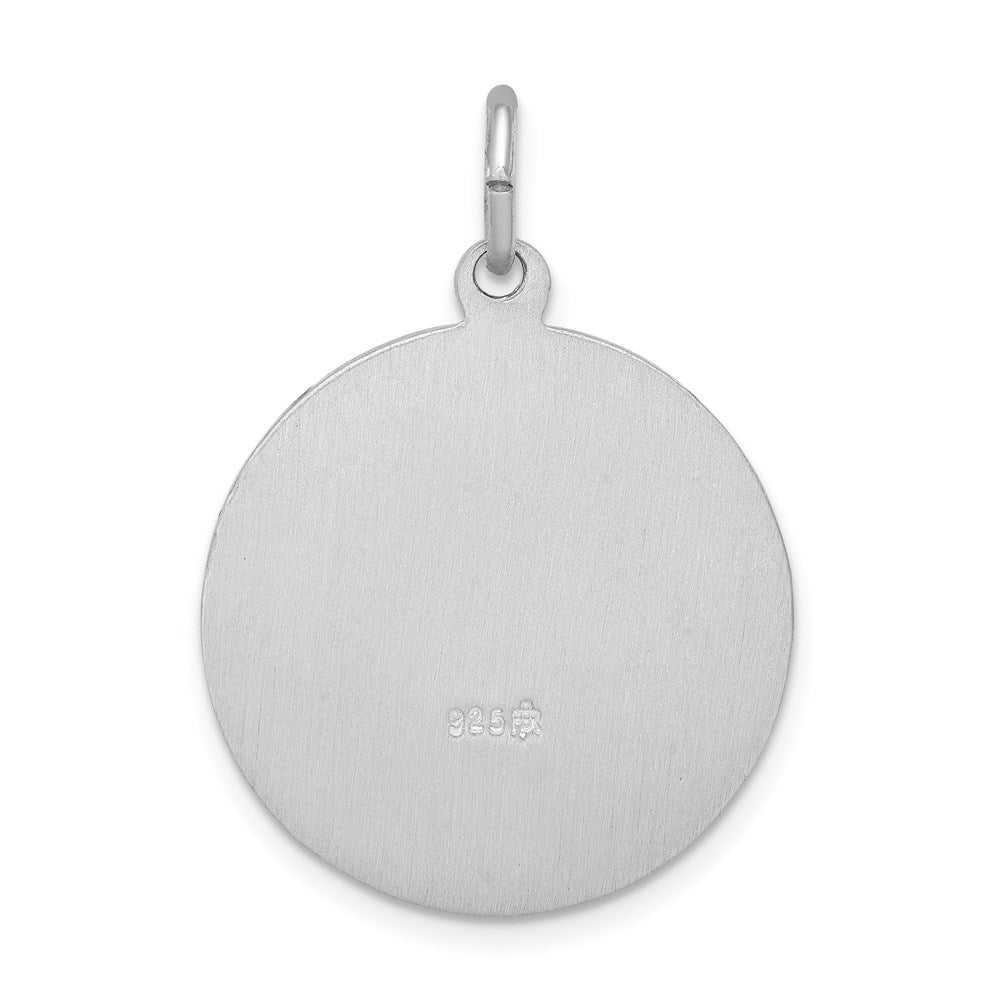 Sterlingsilber Rhodiniert Saint Anthony Medaille