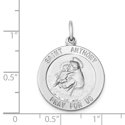 Sterlingsilber Rhodiniert Saint Anthony Medaille