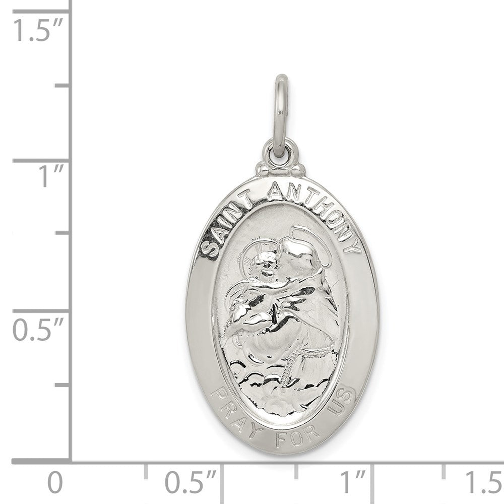 Sterlingsilber Saint Anthony Medaille