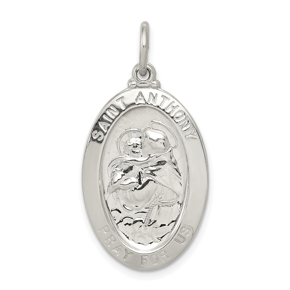 Sterlingsilber Saint Anthony Medaille