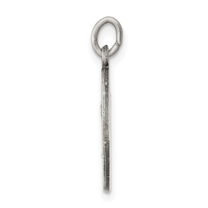 Sterlingsilber Antikisiert Saint Andrew Medaille