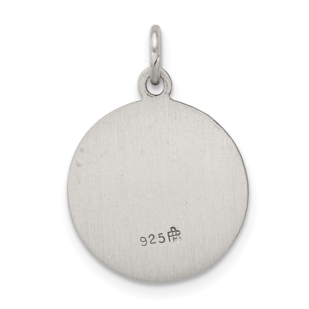 Sterlingsilber Antikisiert Saint Andrew Medaille