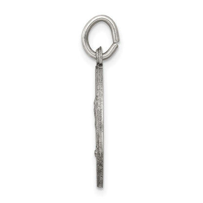 Sterlingsilber Antikisiert Saint Andrew Medaille