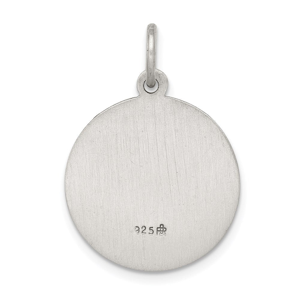 Sterlingsilber Antikisiert Saint Andrew Medaille