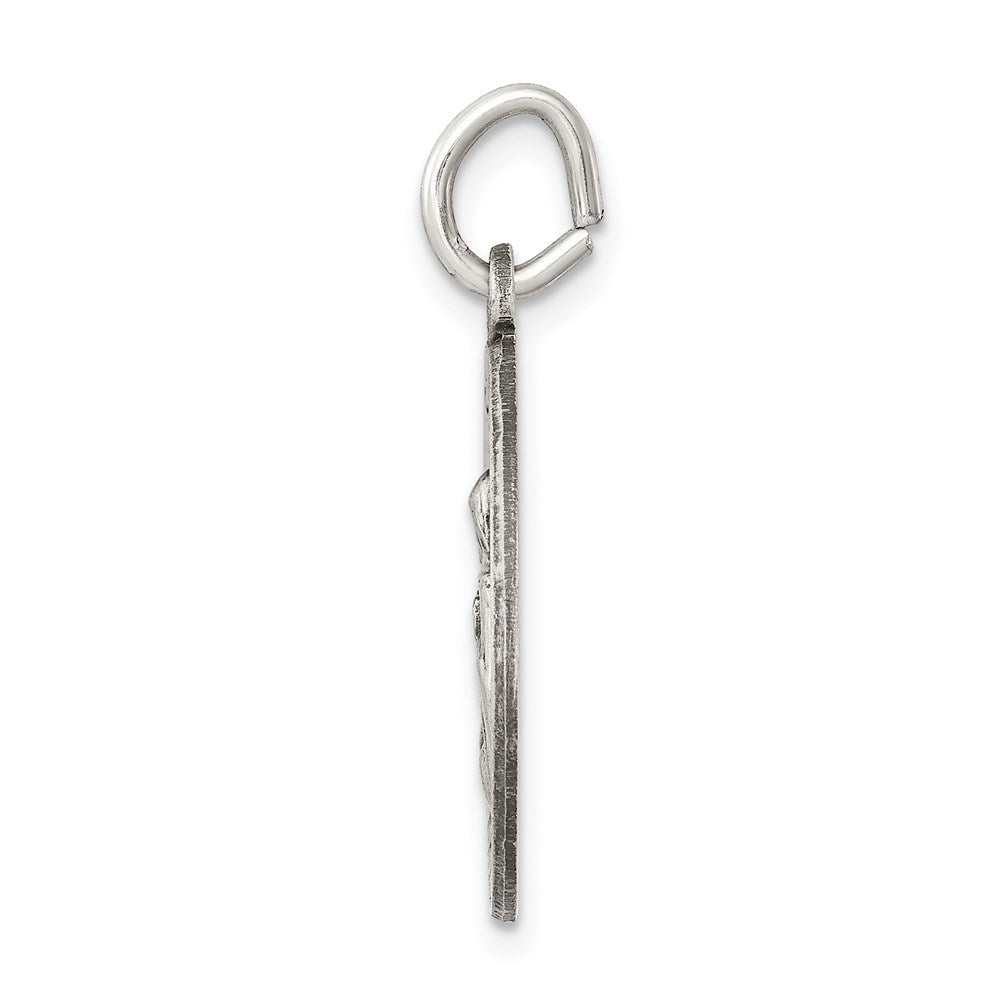 Sterlingsilber Antikisiert Saint Anne Medaille