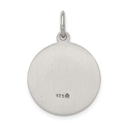 Sterlingsilber Antikisiert Saint Anne Medaille