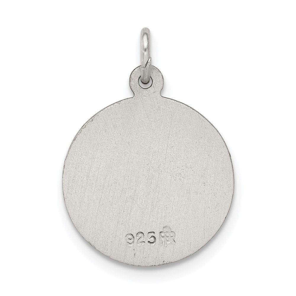 Sterlingsilber Antikisiert Saint Elizabeth Seton Medaille
