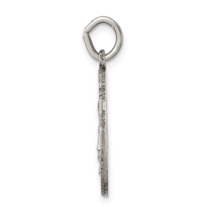 Sterlingsilber Antikisiert Saint Elizabeth Seton Medaille