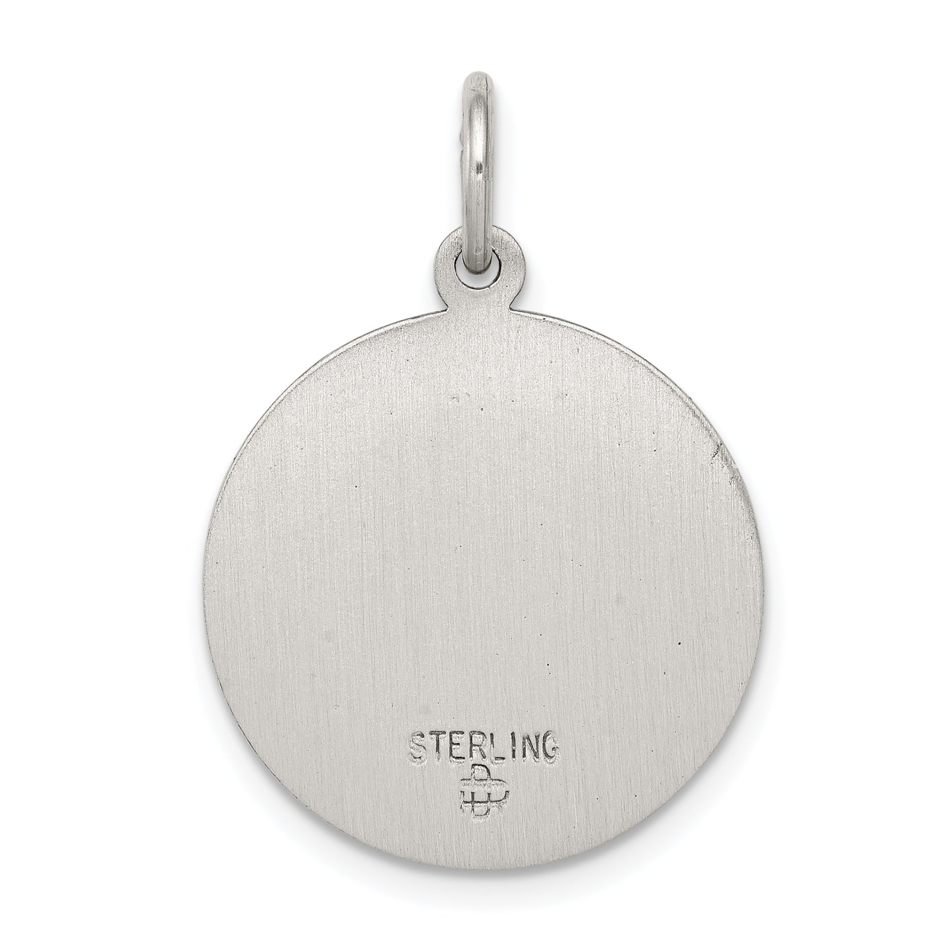 Sterlingsilber Antikisiert Saint Elizabeth Seton Medaille