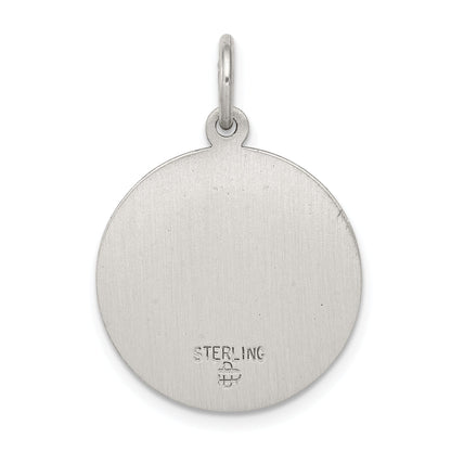 Sterlingsilber Antikisiert Saint Elizabeth Seton Medaille