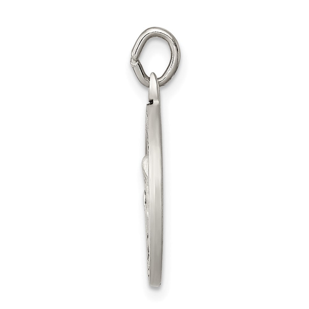Sterlingsilber Antikisiert Saint Anne Medaille