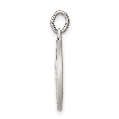 Sterlingsilber Antikisiert Saint Anne Medaille