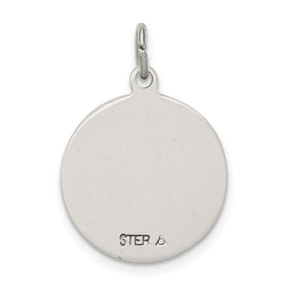 Sterlingsilber Antikisiert Saint Anne Medaille