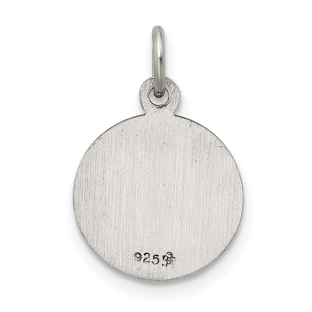 Sterlingsilber Antikisiert Saint Florian Medaille