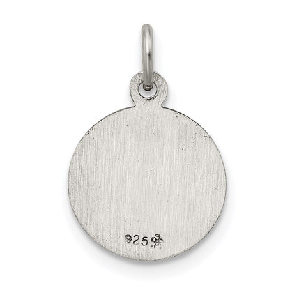Sterlingsilber Antikisiert Saint Florian Medaille