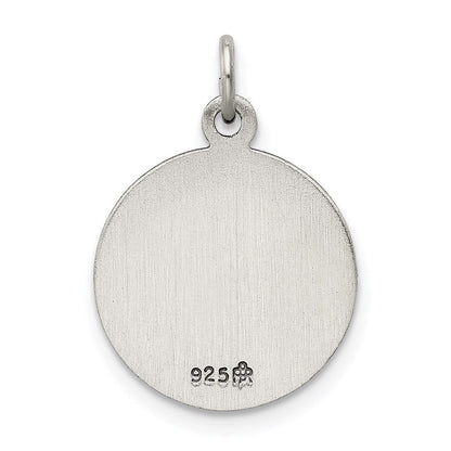 Sterlingsilber Antikisiert Saint Florian Medaille