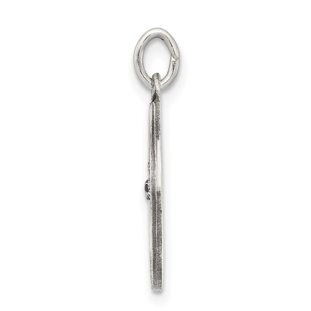 Sterlingsilber Antikisiert Saint Franziskus Medaille