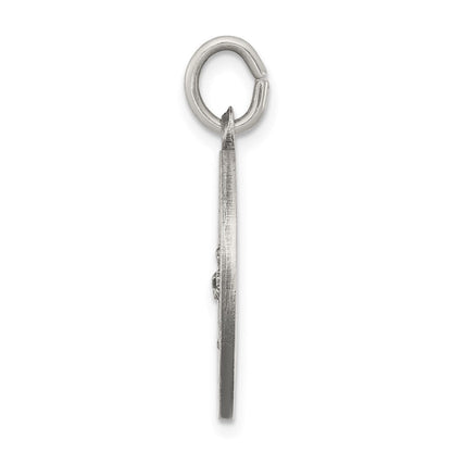 Sterlingsilber Antikisiert Saint Franziskus Medaille